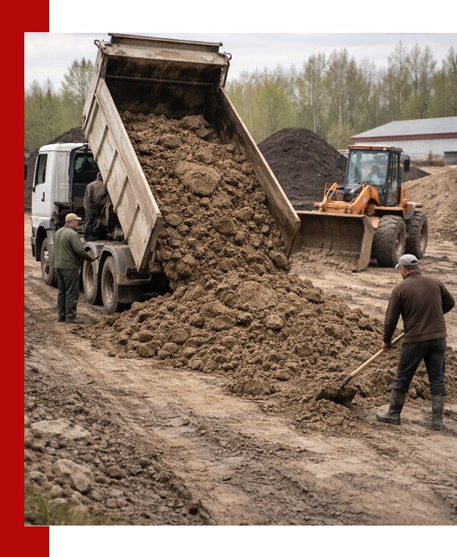 Доставка глин и суглинков в Краснотурьинске оптом и вкрай