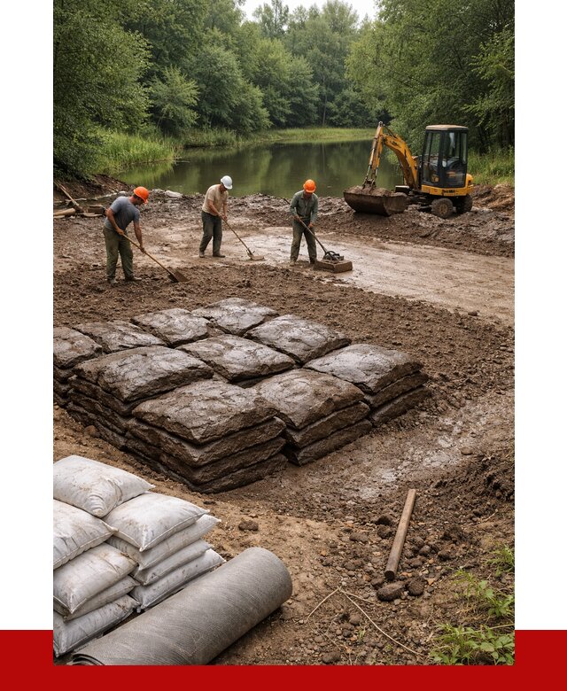 Купить глину для пруда в Краснотурьинске от 4785 р. с доставкой | ПРОНЕРУДКту