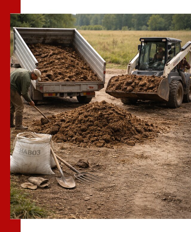 Доставка конского навоза в Краснотурьинске с разгрузкой и доставкой на объект