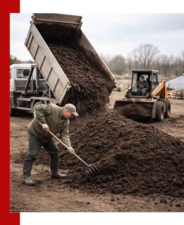 Доставка и продажа перегноя в Краснотурьинске быстро и дешево