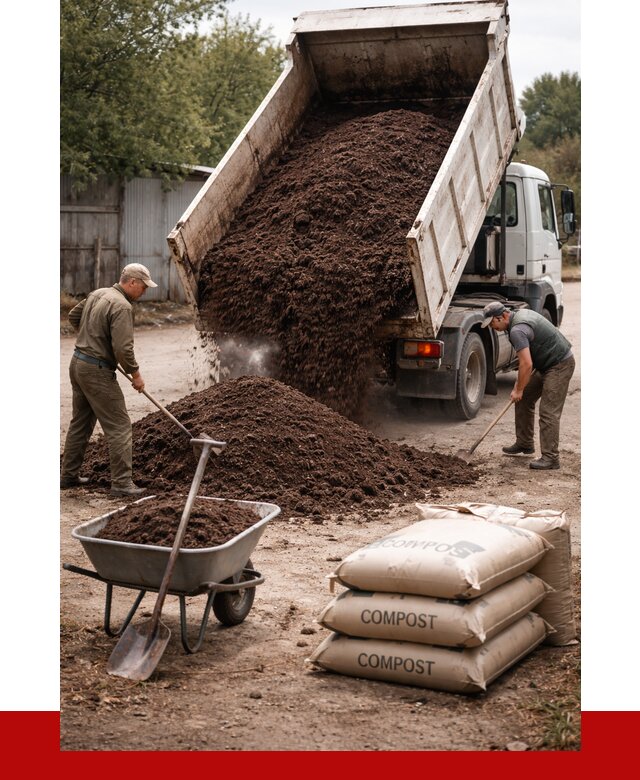 Купить компост в Краснотурьинске от 4466 р. за куб с доставкой | ПРОНЕРУДКту