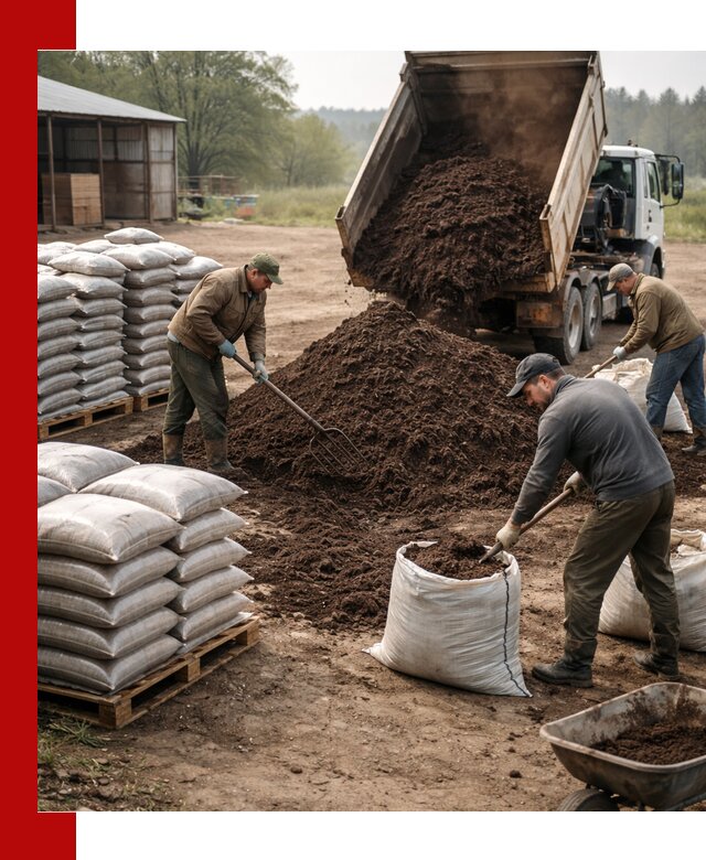 Доставка компоста оптом и в розницу в Краснотурьинске