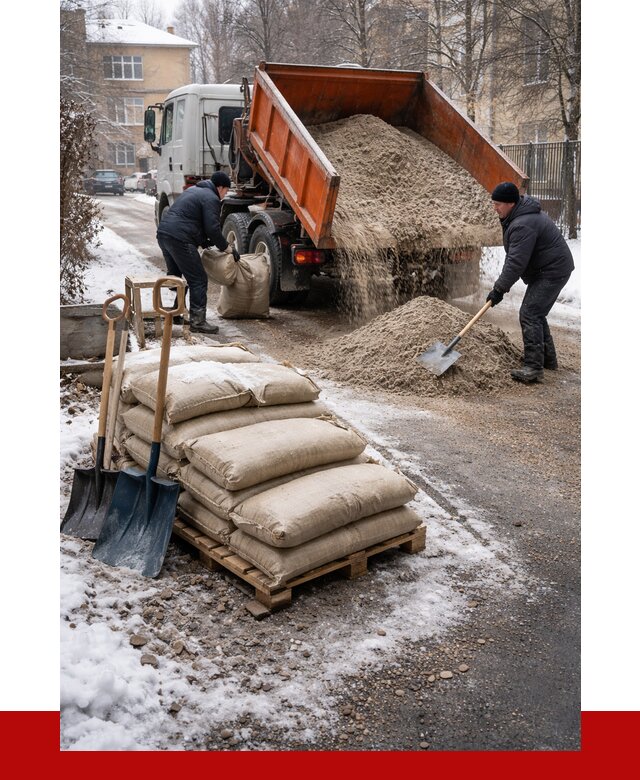 Противогололедные материалы оптом в Краснотурьинске от 4466 р. | ПРОНЕРУДКту