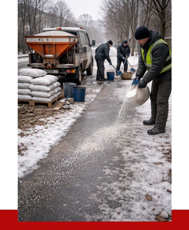 Реагент против гололеда в Краснотурьинске с доставкой от 4785 р. | ПРОНЕРУДКту