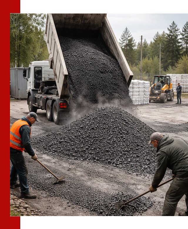 Доставка и продажа асфальтного гранулята в Краснотурьинске