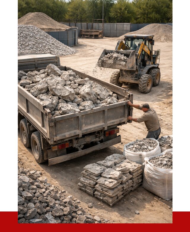 Купить бой бетона с доставкой в Краснотурьинске от 5104 р. | ПРОНЕРУДКту