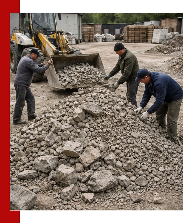 Демонтаж и вывоз бой бетона в Краснотурьинске