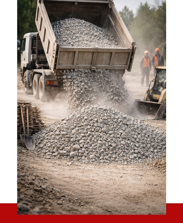 Купить дробленый бетон в Краснотурьинске от 1808 р./куб | ПРОНЕРУДКту