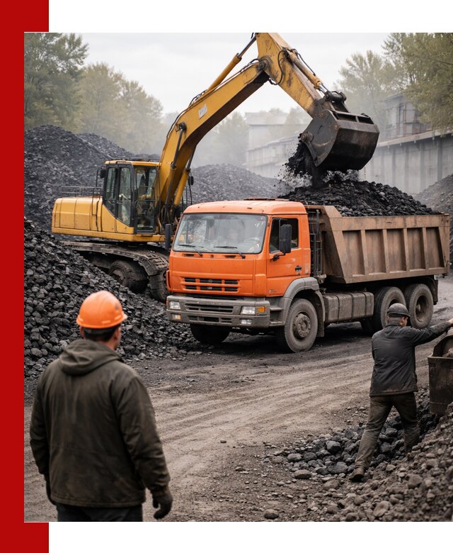 Доставка угля автотранспортом в Краснотурьинске быстро и выгодно