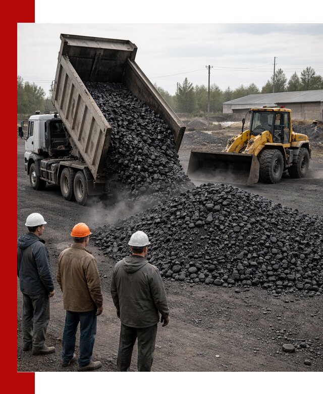 Доставка угля антрацита в Краснотурьинске с самосвалами и погрузкой