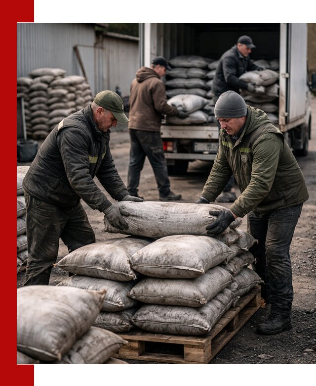 Доставка угля в мешках по выгодным ценам в Краснотурьинске