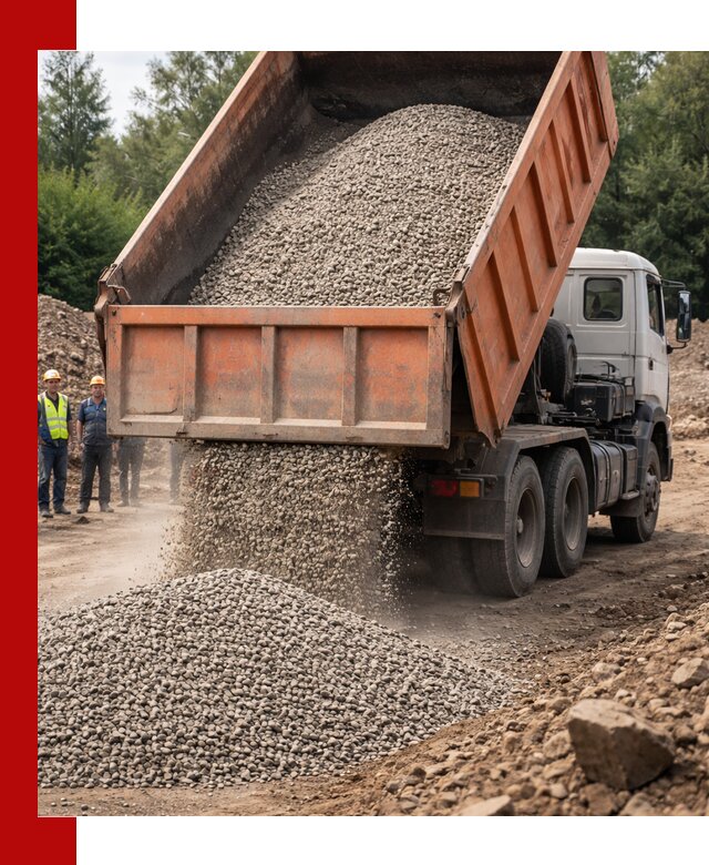 Доставка сыпучих материалов самосвалом в Краснотурьинске быстро и надежно