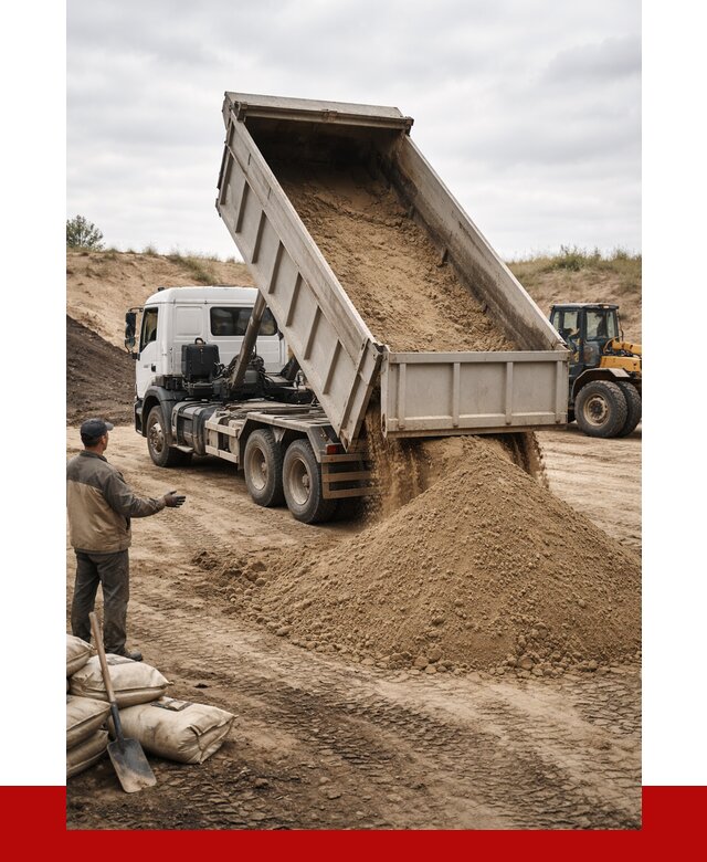 Доставка самосвалом 20 кубов в Краснотурьинске от 7975 р. | ПРОНЕРУДКту