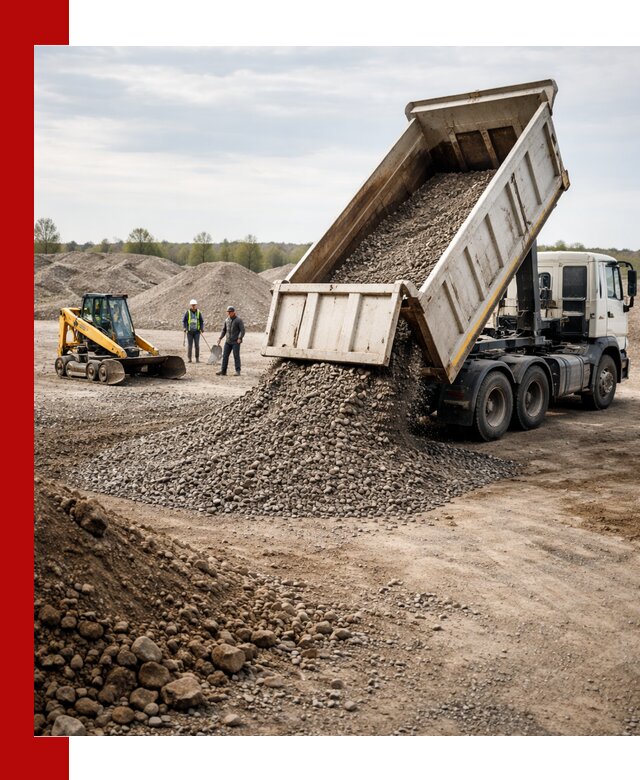 Доставка самосвалом 25 м³ в Краснотурьинске быстро и надежно