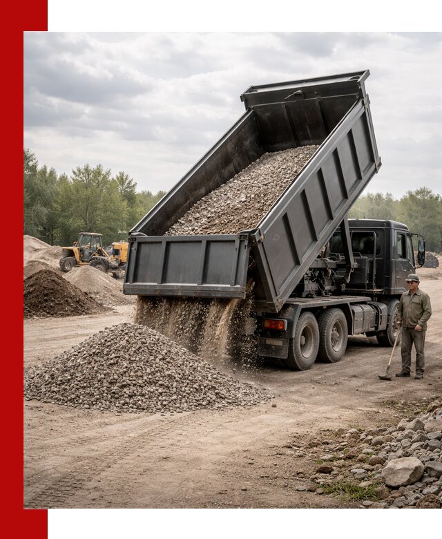 Доставка самосвалом 30 м3 по выгодным ценам в Краснотурьинске