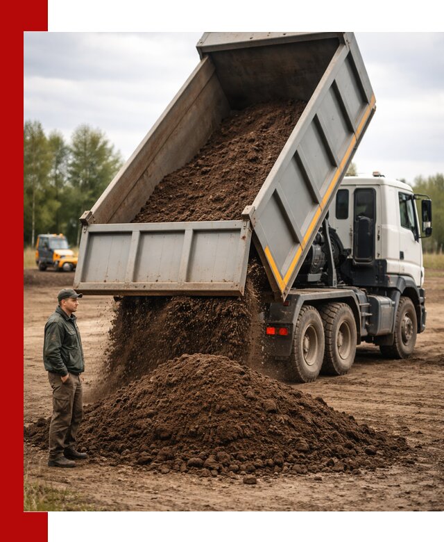 Аренда самосвала с водителем в Краснотурьинске для сыпучих грузов и навоза
