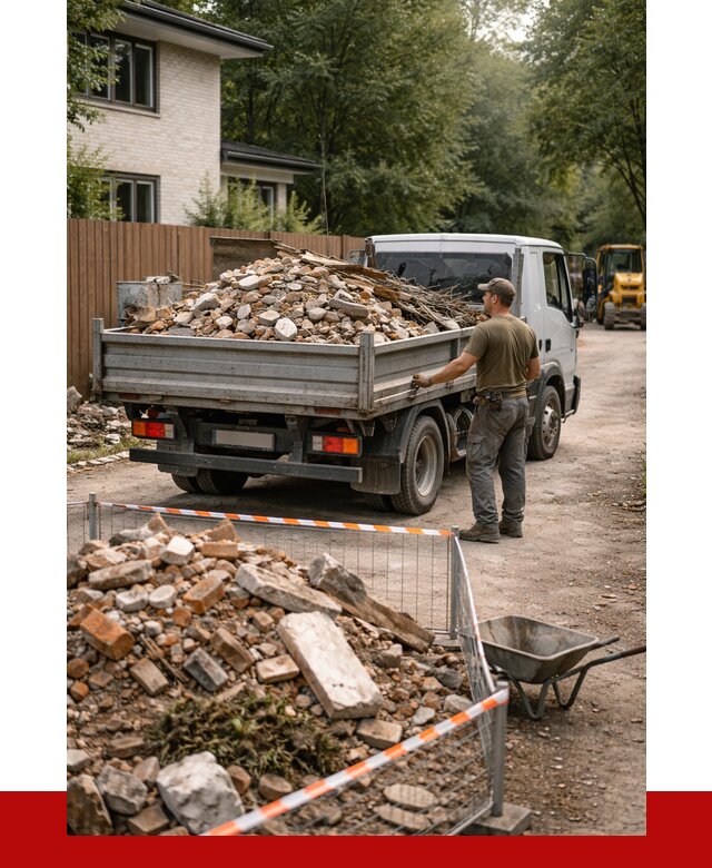 Вывоз строительного мусора с погрузкой в Краснотурьинске от 7975 р | ПРОНЕРУДКту