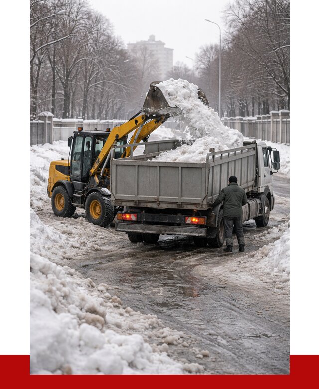 Вывоз снега с погрузкой в Краснотурьинске от 3722 р. ПРОНЕРУДКту