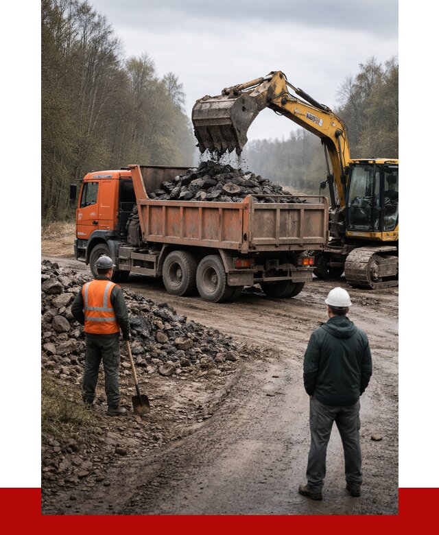 Вывоз асфальта в Краснотурьинске от 4785 р. самосвалом ПРОНЕРУДКту