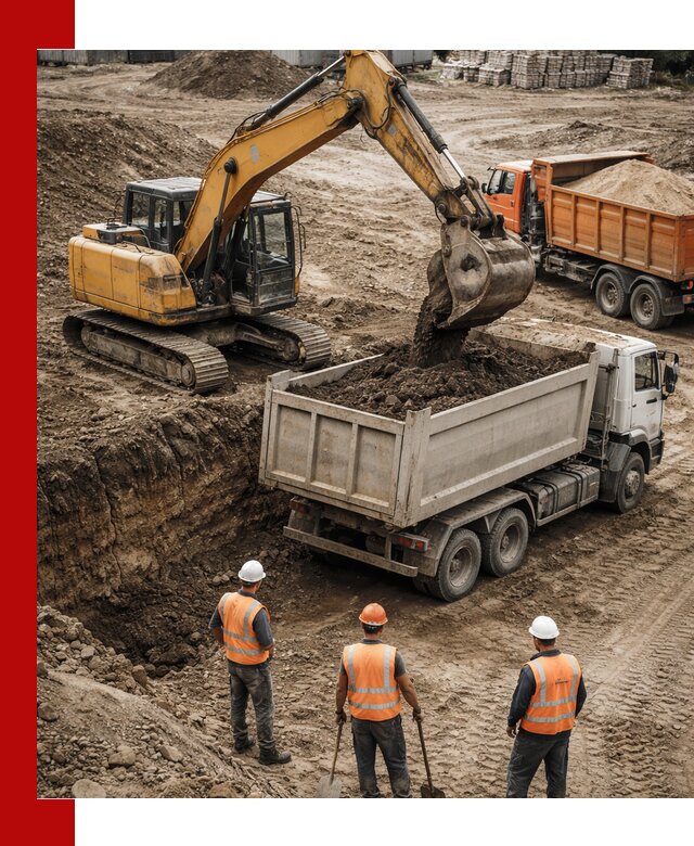 Разработка грунта для строительства и благоустройства в Краснотурьинске