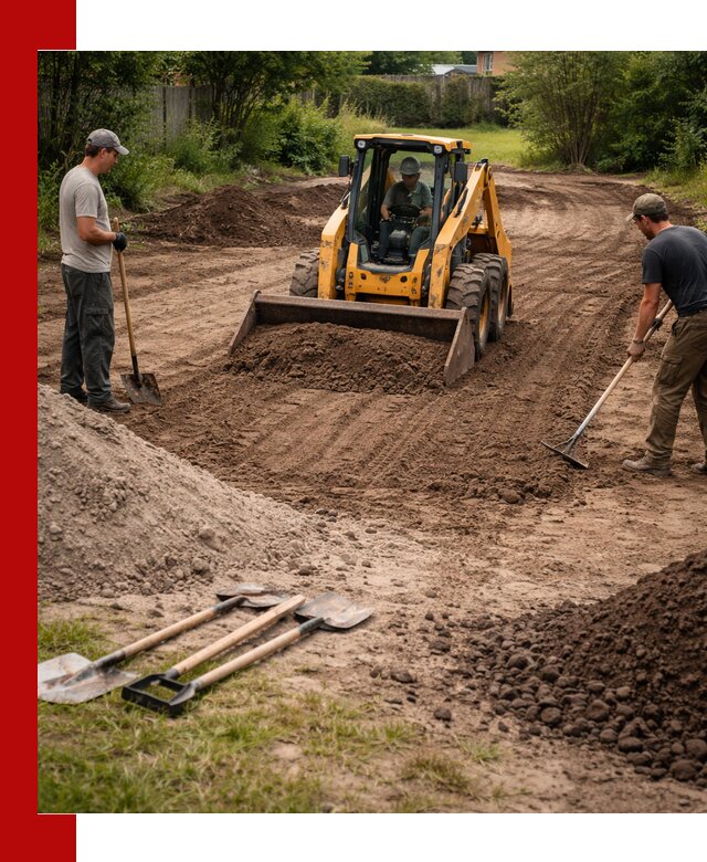 Планировка участка грунтом с вывозом и доставкой в Краснотурьинске