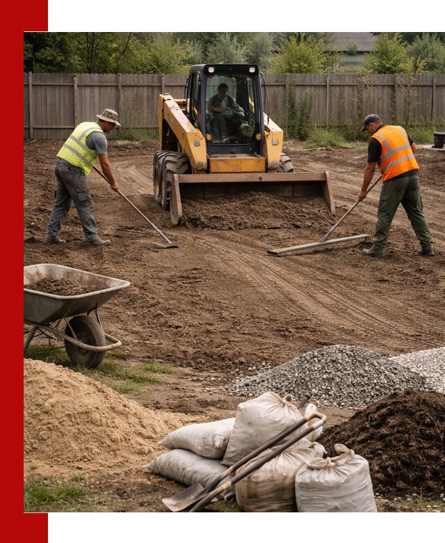 Выравнивание участка под строительство и благоустройство в Краснотурьинске